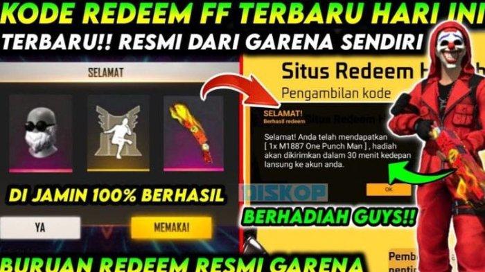 Kode Redeem FF 7 Maret 2025