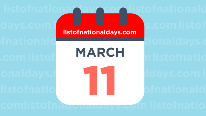 11 Maret Memperingati Hari Apa