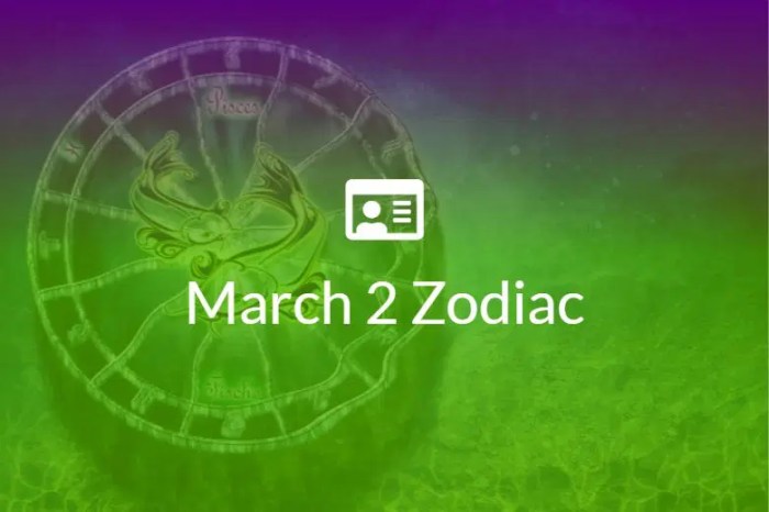 Horoscope march zodiac Zodiak Bulan Maret Tanggal 2