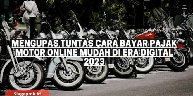 Cek Bayar Pajak Motor Online 2025
