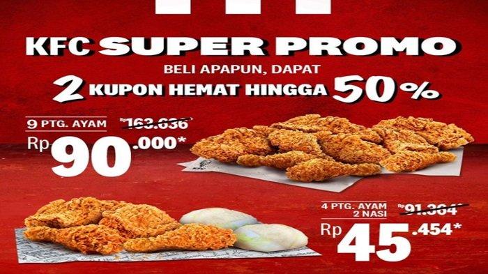Daftar Harga Kfc Maret 2025