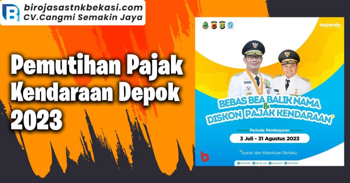 Cek Pajak Kendaraan Depok 2025
