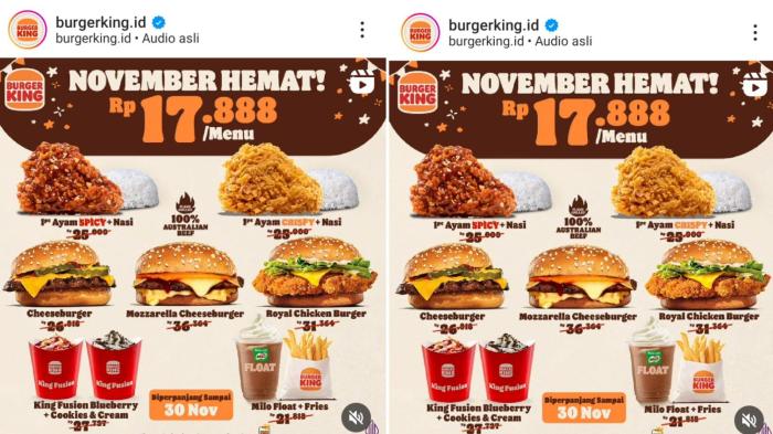 Promo Burger King Maret 2025