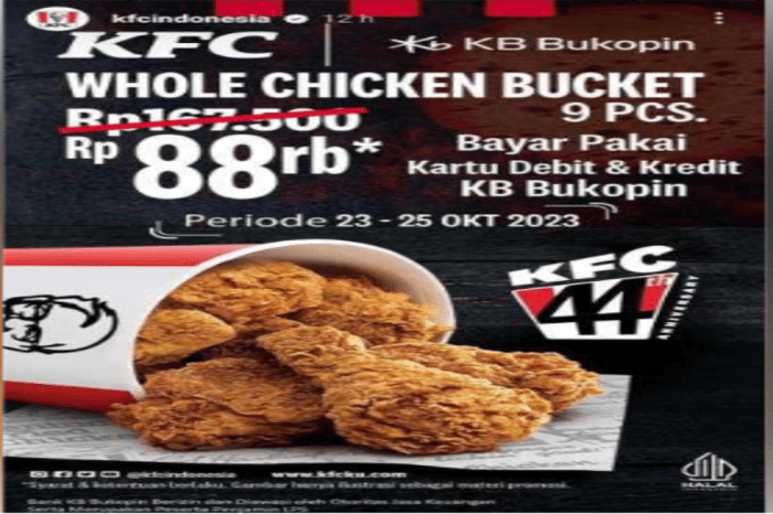 Promo Kfc Maret 2025