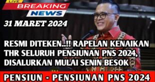 Kapan THR Maret 2025 Pns Dibagikan