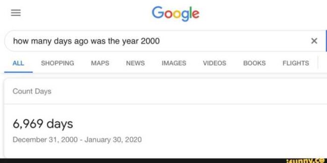 Day Since 23 Maret 2000