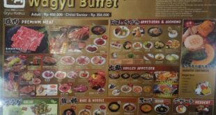 Harga Gyu Kaku Setelah Pajak 2025