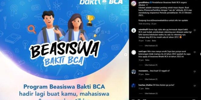 THR Maret 2025 Magang Bakti Bca