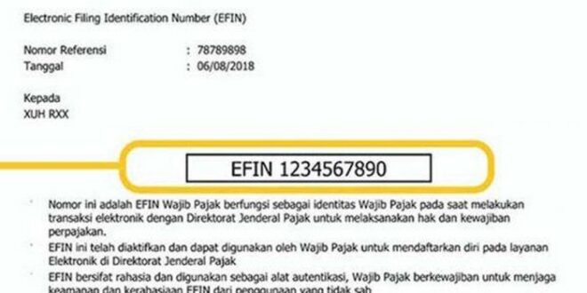 Cara Mengetahui Efin Pajak 2025