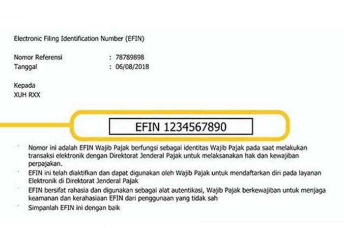 Cara Mengetahui Efin Pajak 2025