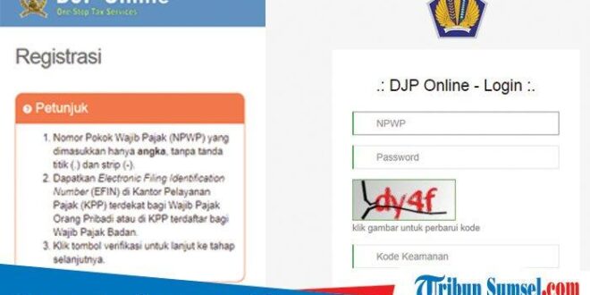 Pajak Djp Online Registrasi 2025