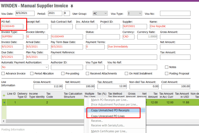 Invoice supplier ifs pos Invoice supplier ifs pos