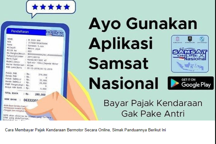 Bayar Pajak Motor Online Depok 2025