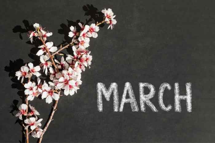Bahasa Inggrisnya Maret Adalah