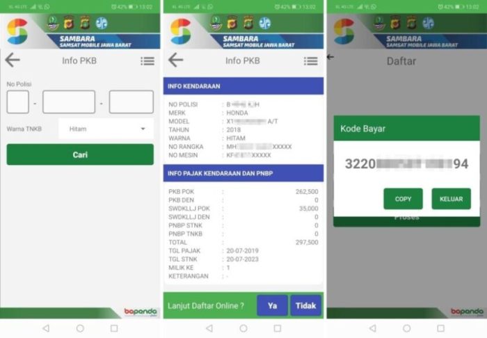 Bayar Pajak Motor Online Depok 2025