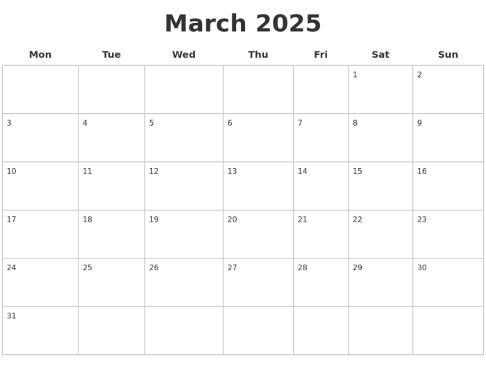 Minggu 17 Maret 2025