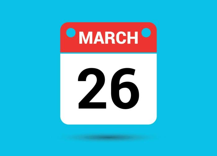 26 Maret Hari Apa