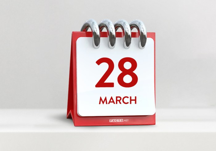 28 Maret Hari Apa