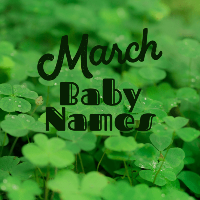 March names baby Nama Bayi Bulan Maret