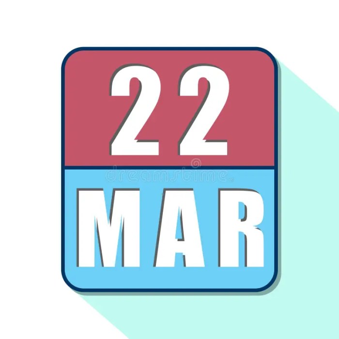 22 Maret Hari Apa