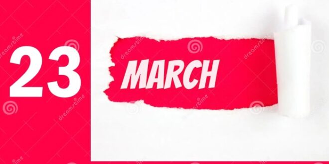 23 Maret Hari Apa