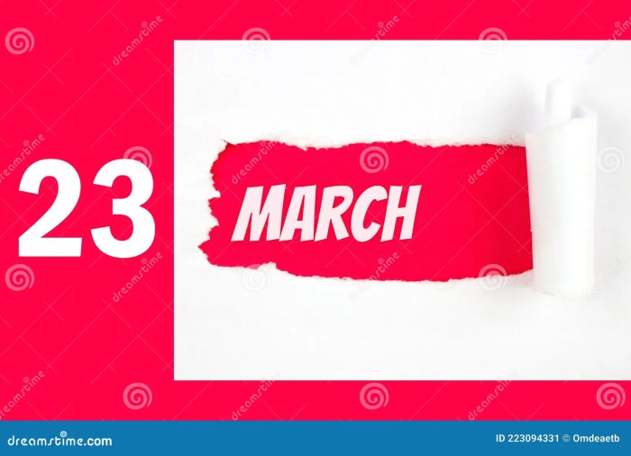 23 Maret Hari Apa