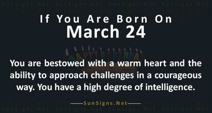 Tanggal 24 Maret Zodiak Apa