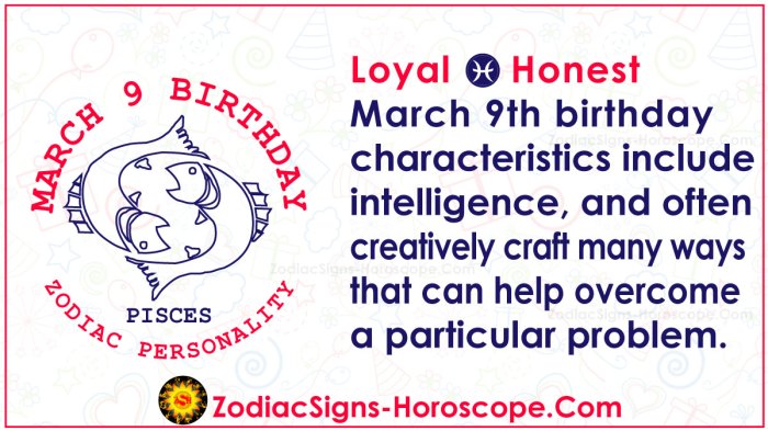 Zodiak Tanggal 9 Maret