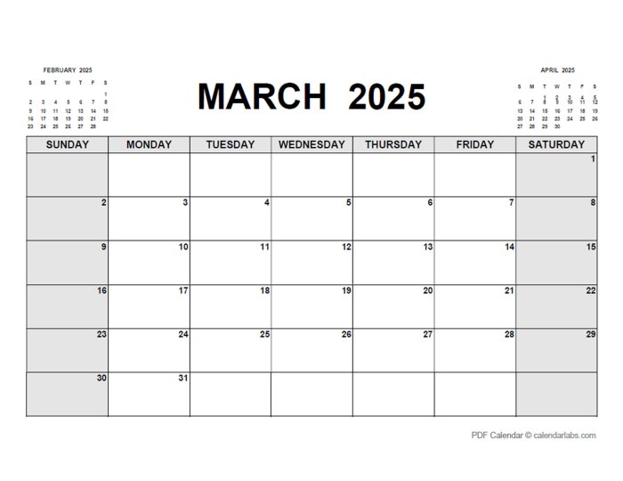 Hari Libur Maret 2025