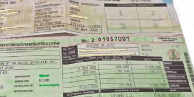 Tempat Bayar Pajak Motor 2025