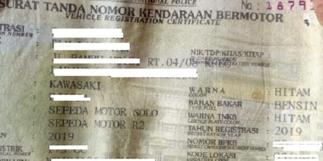 Cek Pajak Kendaraan Online Padang 2025
