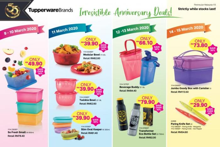 Katalog Tupperware Promo Maret 2025