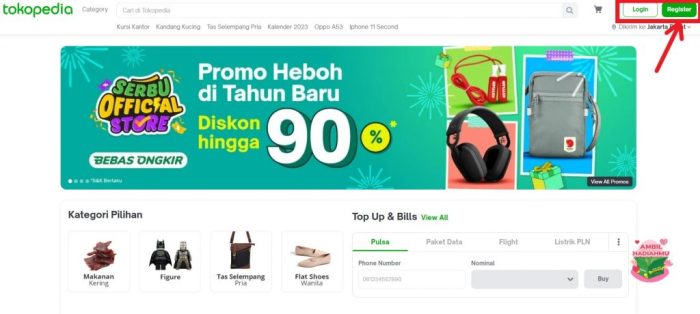 Cara Menggunakan THR Maret 2025 Tokopedia