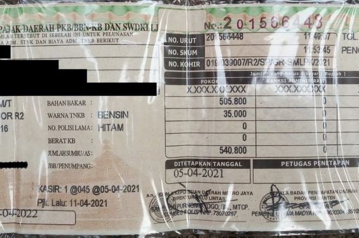Cek Pajak Kendaraan Online Jambi 2025