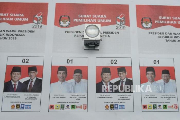 Contoh Surat Suara Pemilu 2019