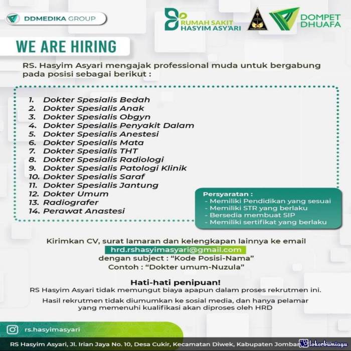Lowongan Kerja Jombang 2025