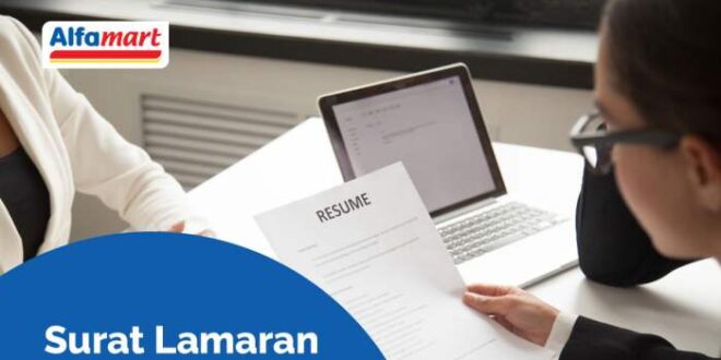 Contoh Surat Lamaran Kerja Alfamart 2025