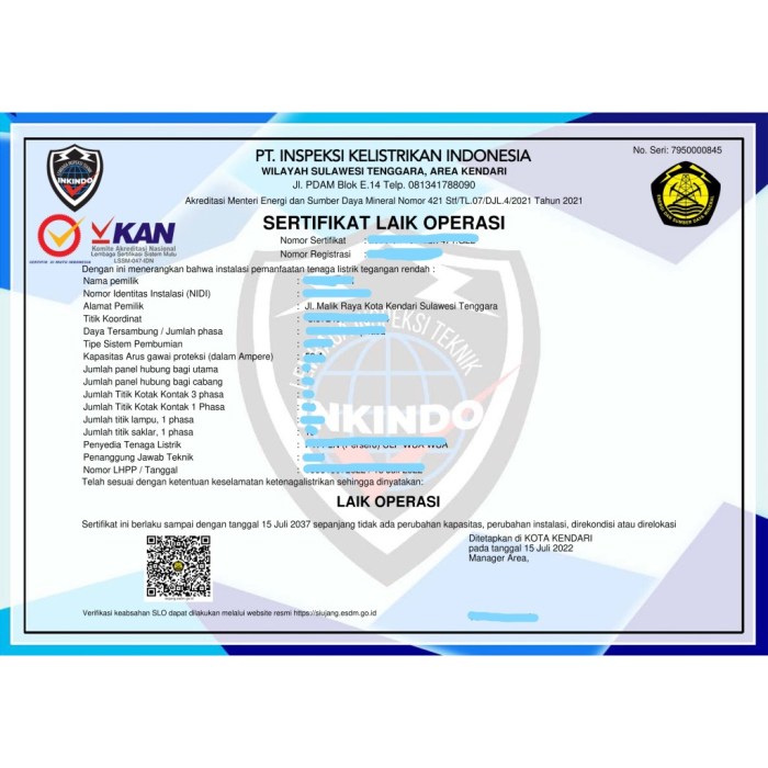 Contoh Slo Pln
