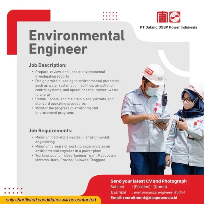 Prospek Kerja Teknik Lingkungan 2025
