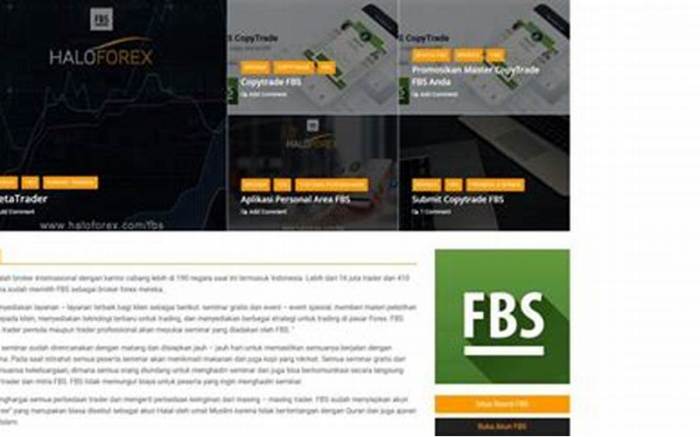 Fbs Forex Trading 2025