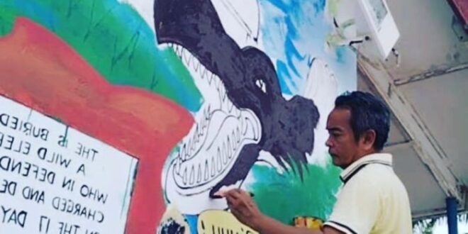 Contoh Gambar Mural Tema Pendidikan