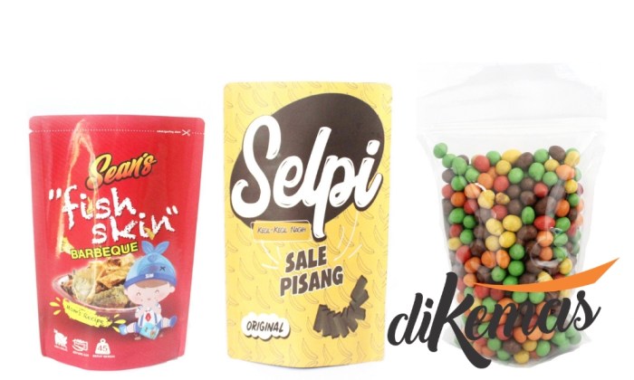 Contoh Kemasan Produk Makanan Ringan