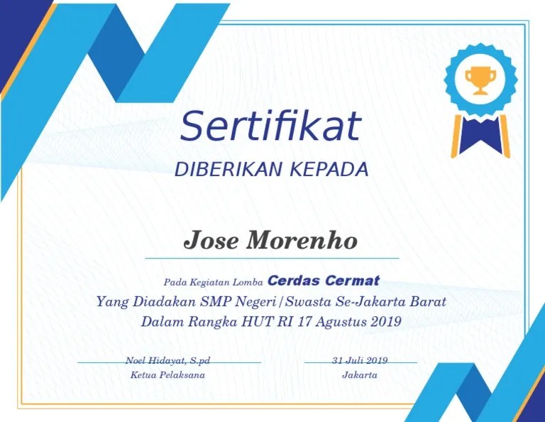 Contoh Surat Keterangan Desa