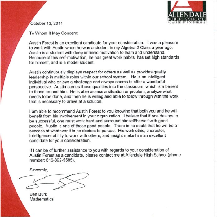Letter recommendation principal principals assistant rec school high hamiltonplastering shaina johnston Contoh Surat Rekomendasi Dari Kepala Sekolah