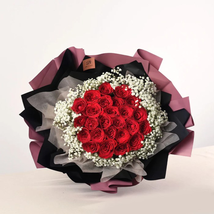Buket Bunga Dan Coklat Valentine 2025