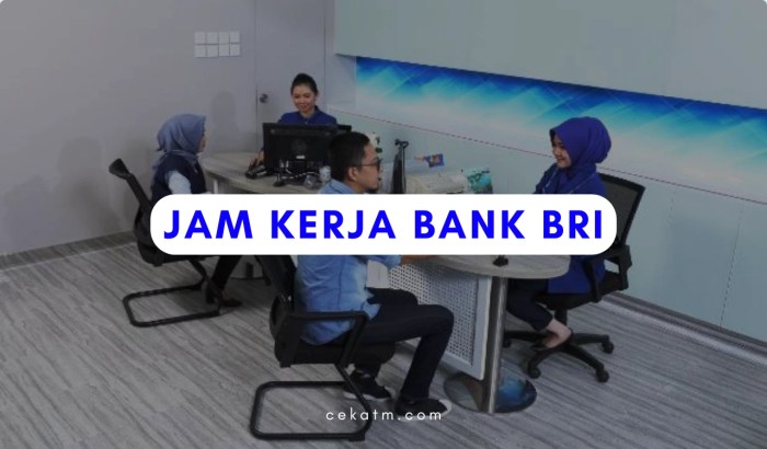 Jam Kerja Bank Bri 2025