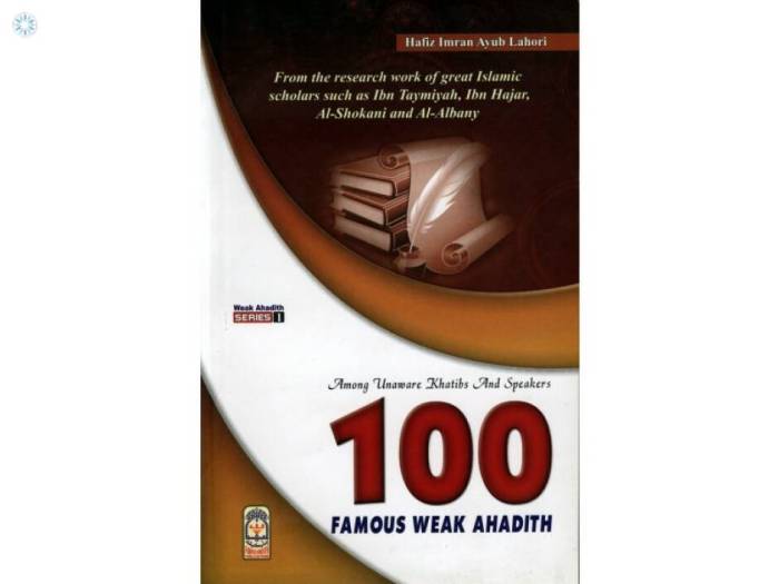 Contoh Hadits Shahih Hasan Dan Dhaif