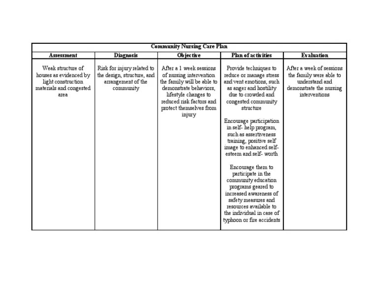 Nursing nanda diagnosis care plan explanation template plans geriatric assessment health templates choose board community beautiful Contoh Askep Komunitas