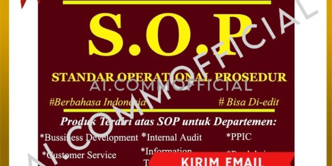 Contoh Sop Kerja 2025