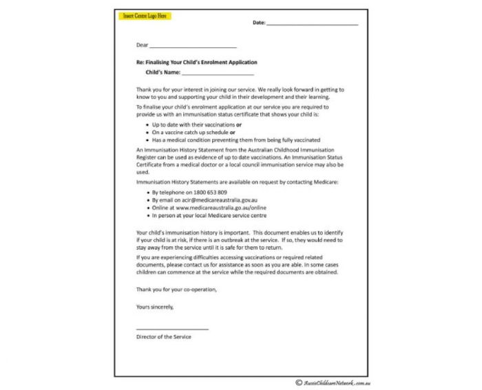 Contoh Surat Vaksin